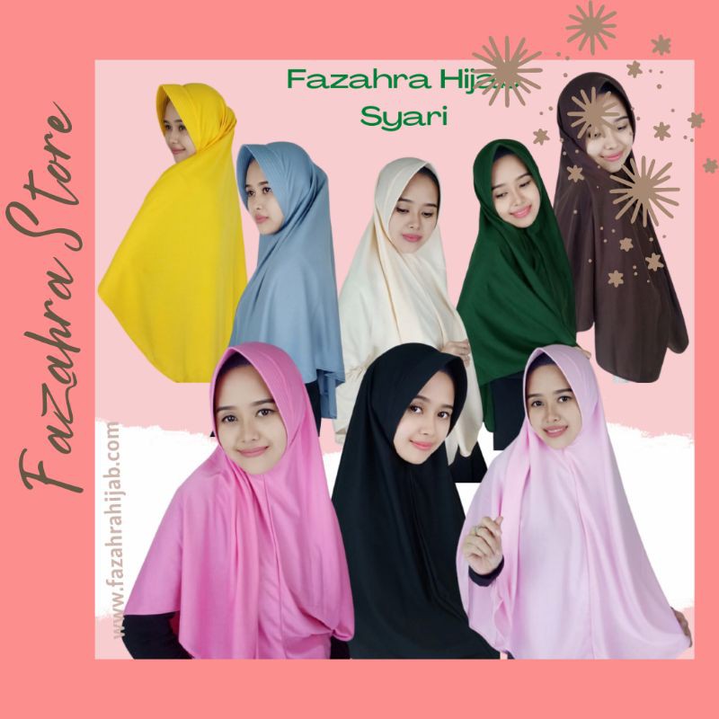 bergo/khimar/kerudung/jilbab ukuran XL