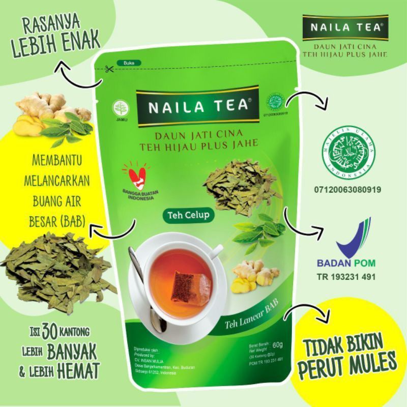 

Naila Tea Slimming tea Detox Tea Solusi Menurunkan Berat Badan dengan Enak, Semudah minum teh