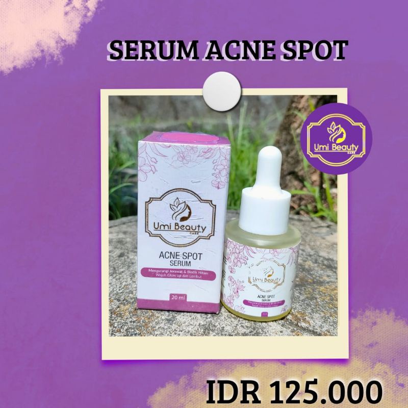 SERUM ACNE SPOT UBC(UMI BEAUTY CARE) 100% ORIGINAL SERUM JERAWAT FLEK HITAM