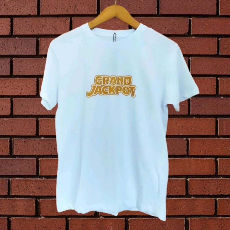 KAOS GRSND JAKPOT DOMINO HIGGS/KAOS DISTRO TERMURAH/KAOS TERLARIS