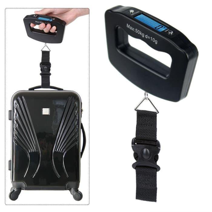 TIMBANGAN GANTUNG DIGITAL TAS KOPER MINI TRAVEL LUGGAGE SCALE 50KG PRAKTIS EKONOMIS VA233