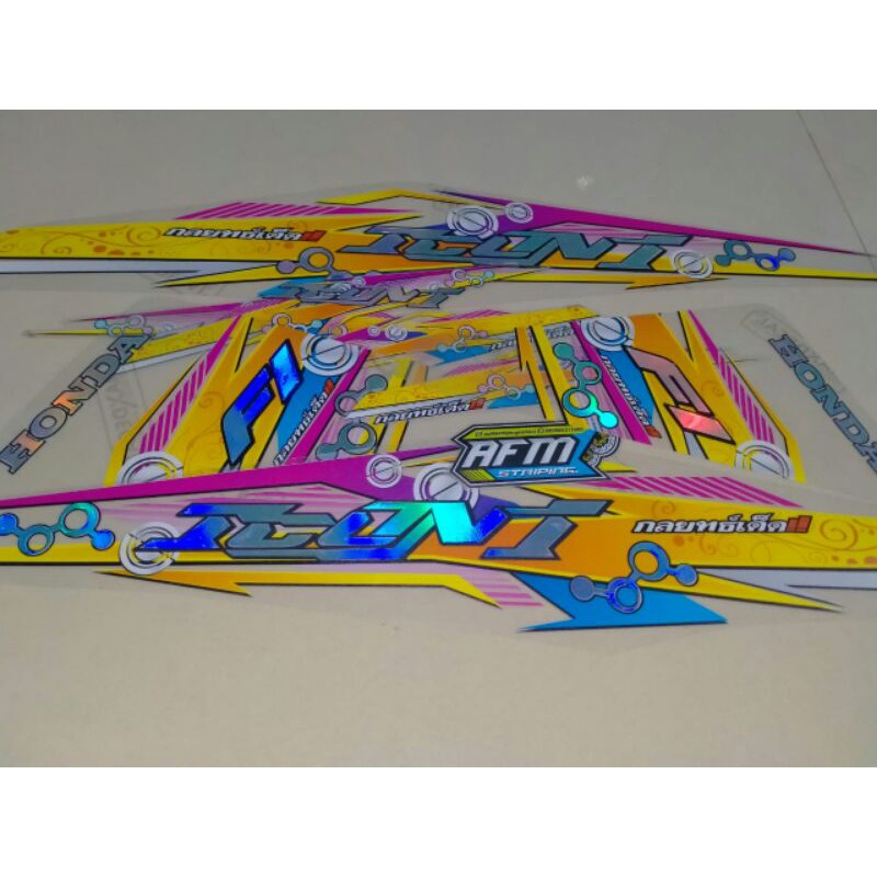 Striping Beat fi || Striping Variasi beat fi