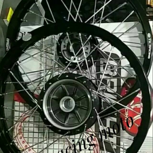 PAKET VELG TK RACING MOTOR VIXION OLD-RX KING RING 17X140-140 PLUS STEL VELG KOMPLIT