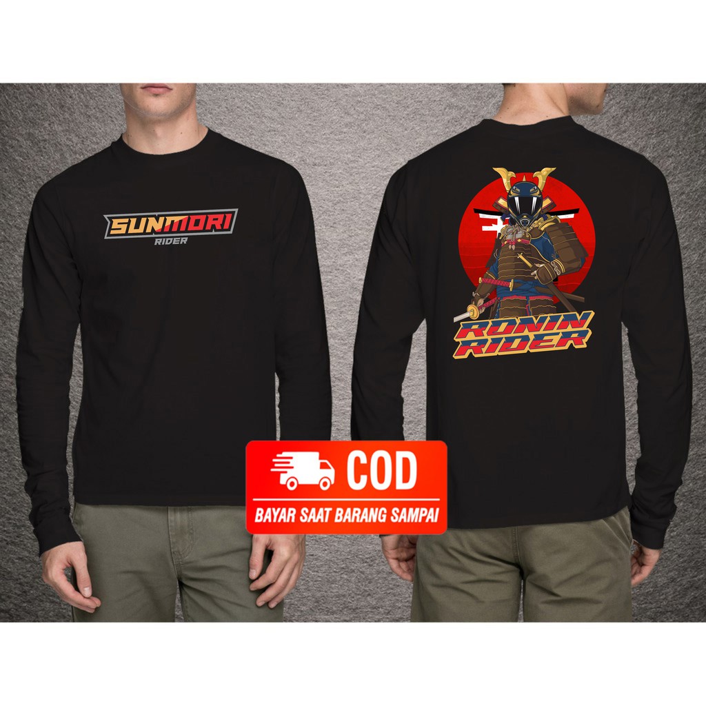 KAOS LENGAN PANJANG SUNMORI RONIN RIDER JEPANG BIG SIZE JUMBO