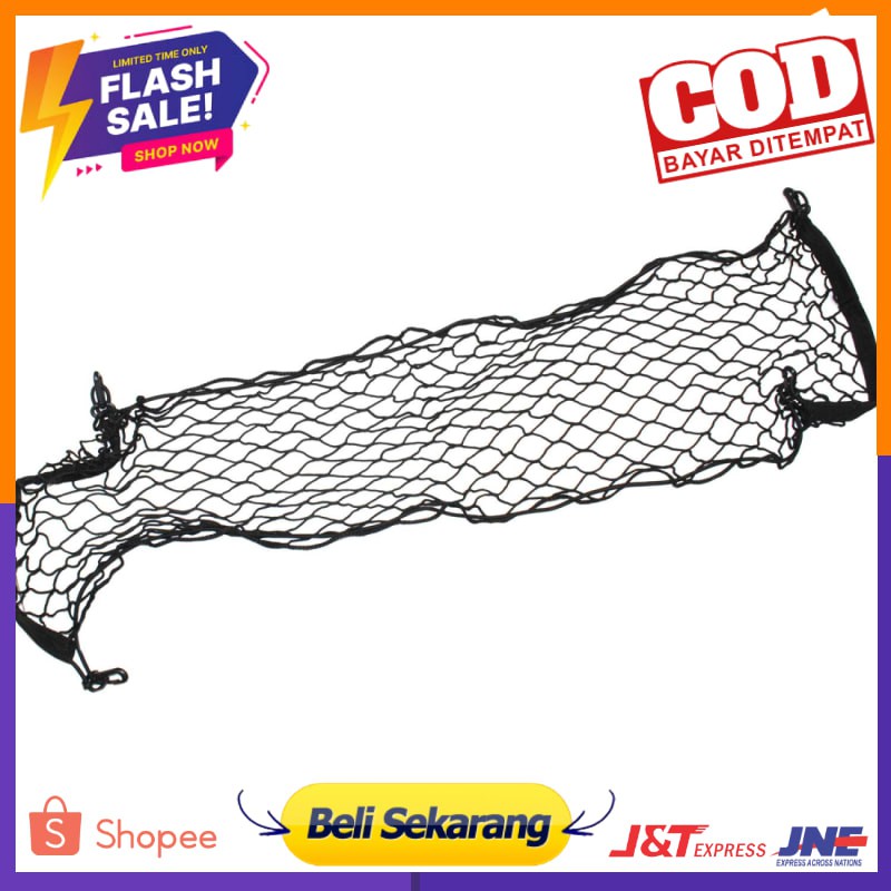 MALUOKASA Car Trunk Cargo Net Luggage Mesh Net 102cm x 38cm - QM4051