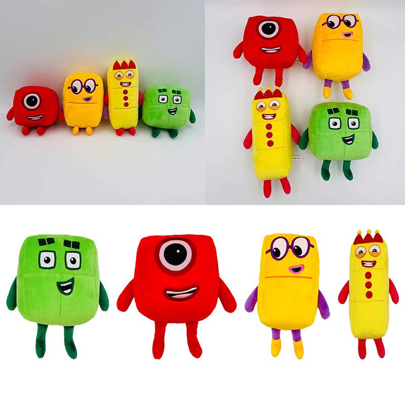 20*18cm Numberblocks Plush Doll Educational Stuffed Number Blocks Toys Kids Gift Cute