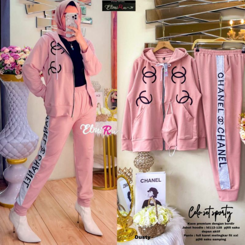 Baju Set Wanita - Sporty Set - Celo Set Sporty by Elmira