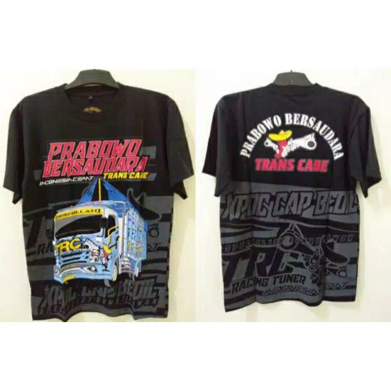 kaos truk prabowo bersaudara / truck PBTC prabowo TRC Premium Quality