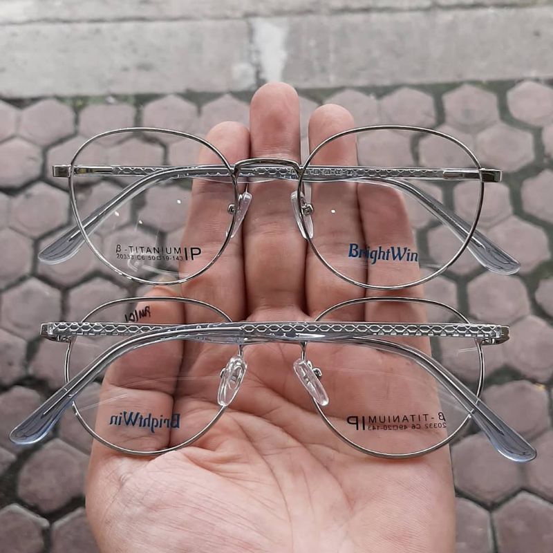 Kacamata Bulat Model Kekinian (Frame Saja)