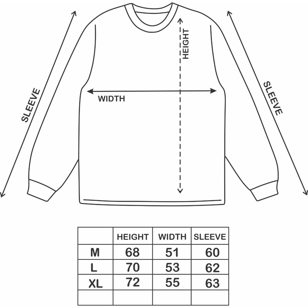 BRAD PRESENT ORIGINAL Sweater Crewneck cowok sweatshirt warna Grey with logo series art seri Gs404