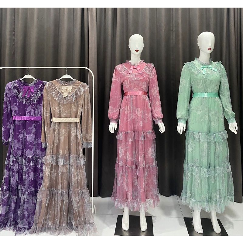 gamis vivorie tile flower