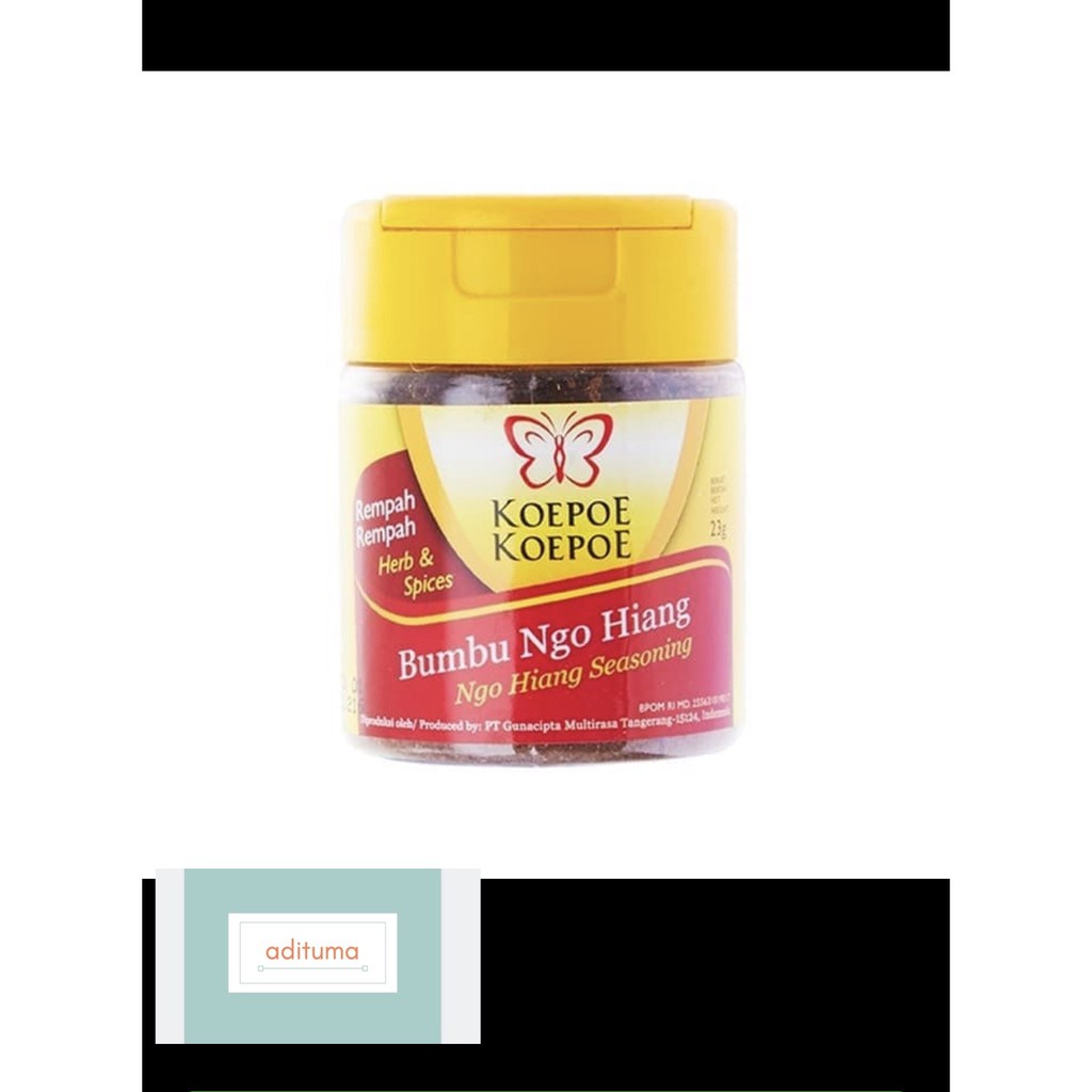 

Bumbu Ngo Hiang Bubuk Koepoe-Koepoe 23gr