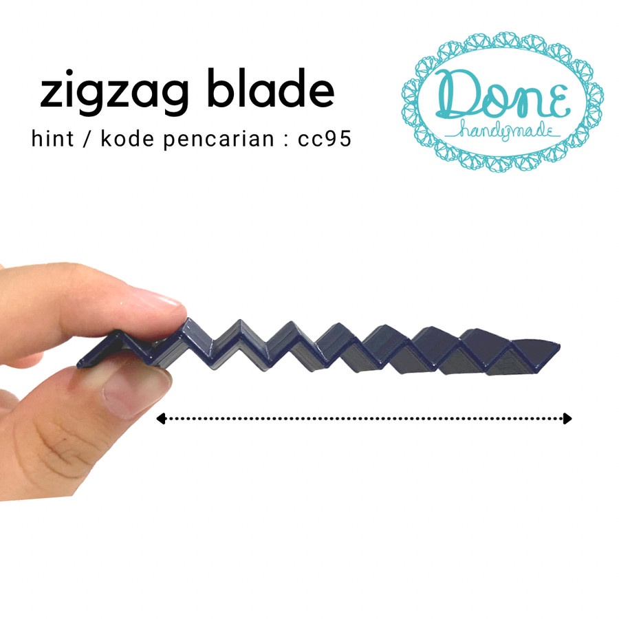 zigzag cutter clay blade clay blade alat clay alat fondant icing cc95