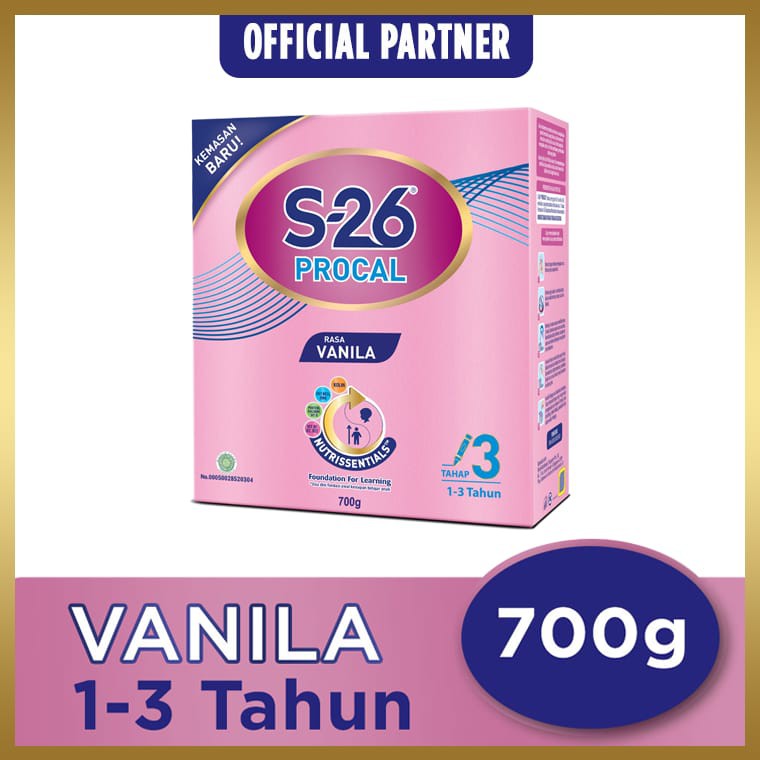 S-26 Procal Tahap 3 700gr Box Vanilla