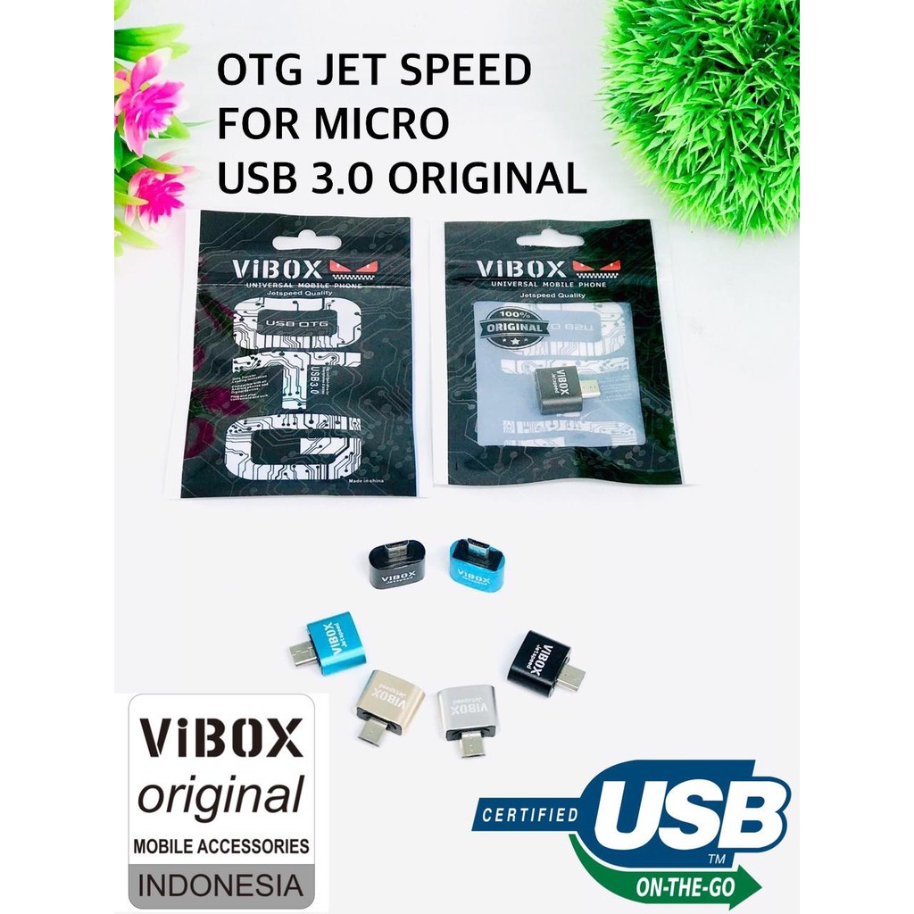 OTG FLASHDISK UP TO 128GB VIBOX ORIGINAL JETSPEED  OTG TYPE C DAN MICRO-USB