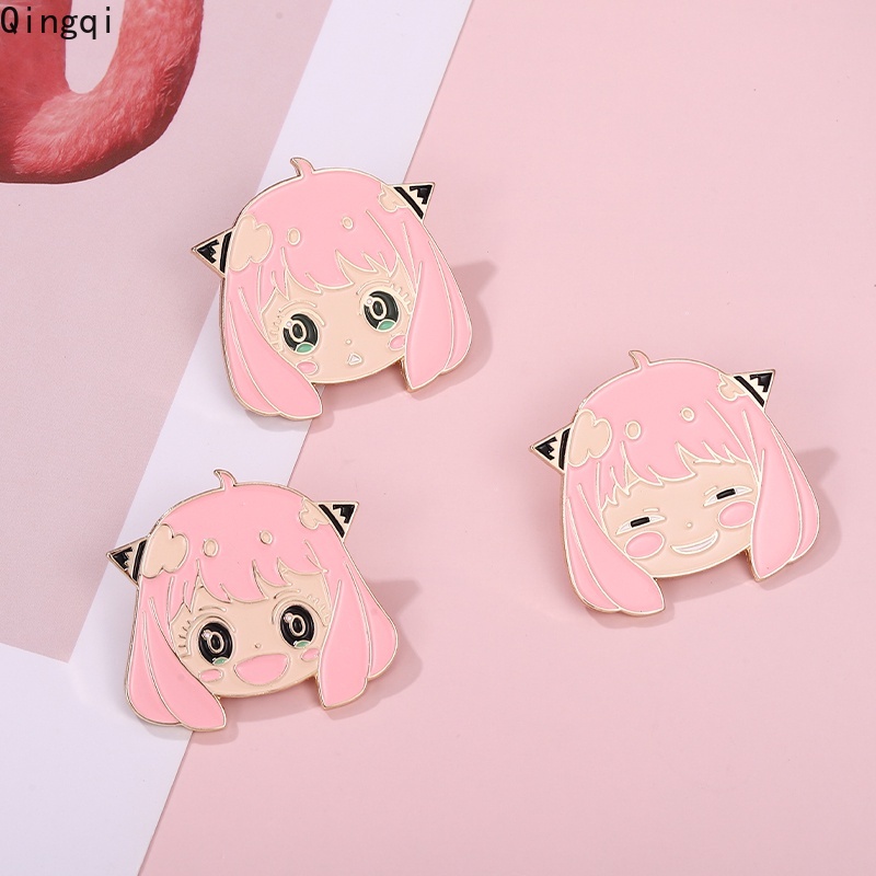 Bros Pin Enamel Bentuk Karakter Kartun Anime Jepang Spyxfamily Untuk Hadiah