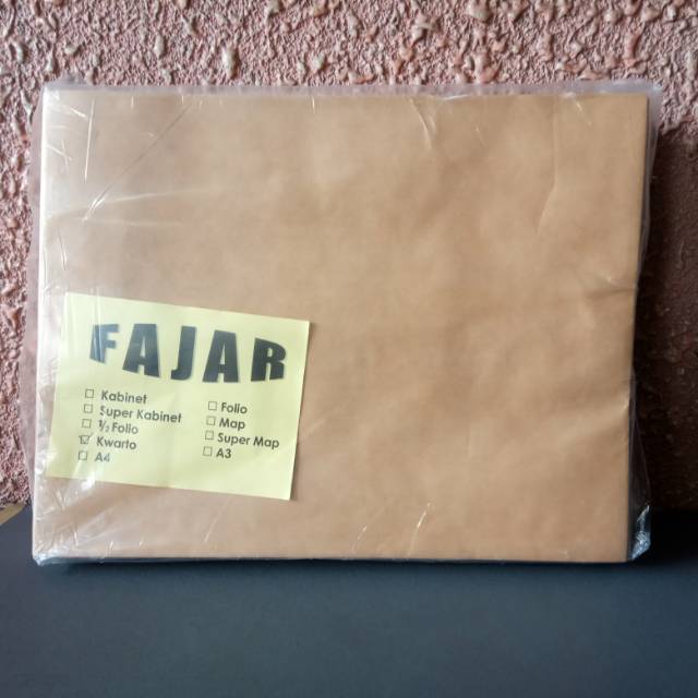 

Amplop Coklat kwarto
