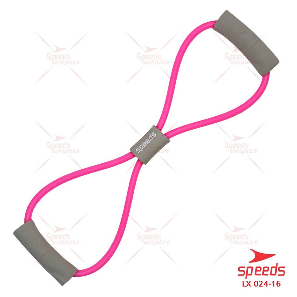 SPEEDS Tali Fitness Gym Yoga 8 Toning Tube Resistance Tali Tube Stretching 024-16-024-16 PINK