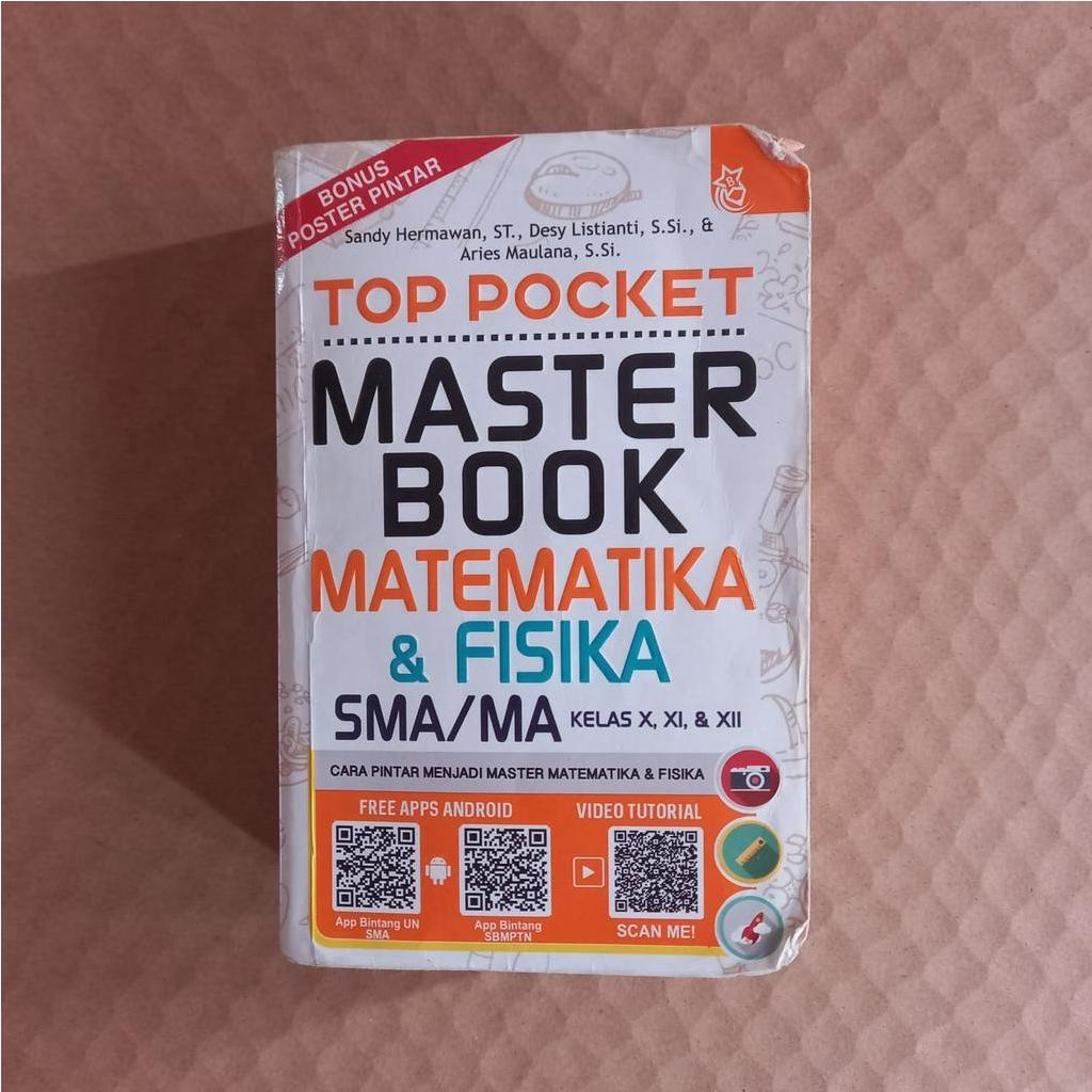 

TOP POCKET MASTER BOOK MATEMATIKA DAN FISIKA SMA/MA KELAS X, XI, XII