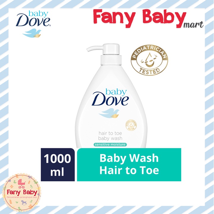 BABY DOVE HAIR TO TOE BABY WASH SENSITIVE MOISTURE 1L / 63453