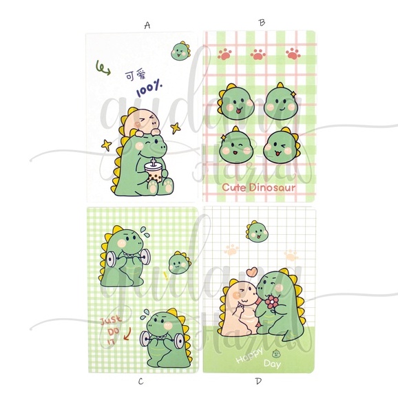 Notebook A5 Cute Dino Buku Tulis Motif Dinosaurus Lucu GH 308057