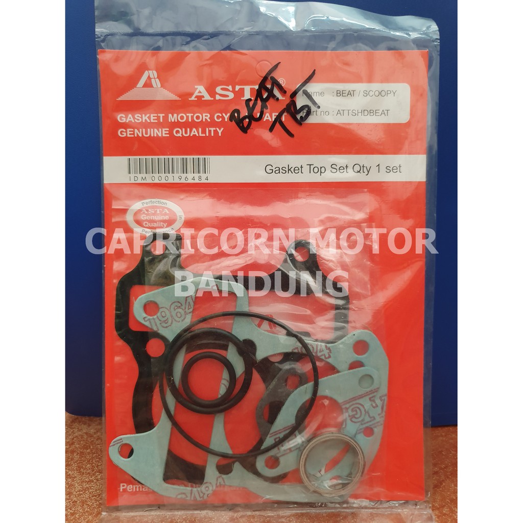 Paking Gasket TOP SET TOPSET BEAT SCOOPY SPACY KARBU ASTA perpak packing