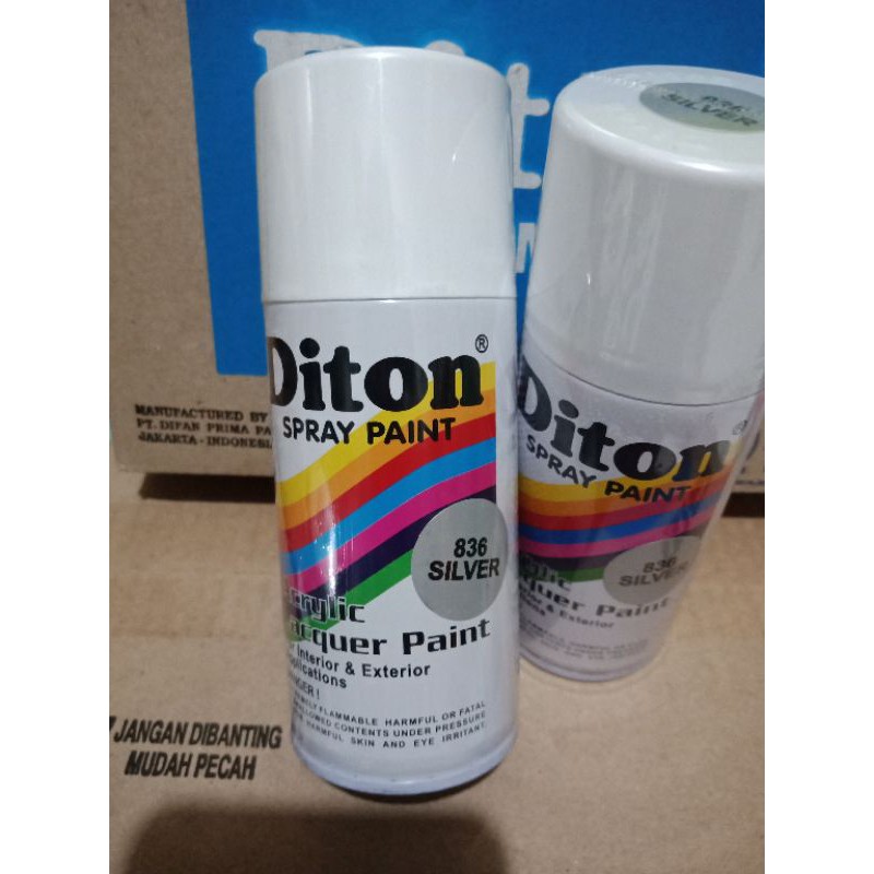 Pilok Pylok Pilox Cat Semprot Diton Silver 836 150cc .