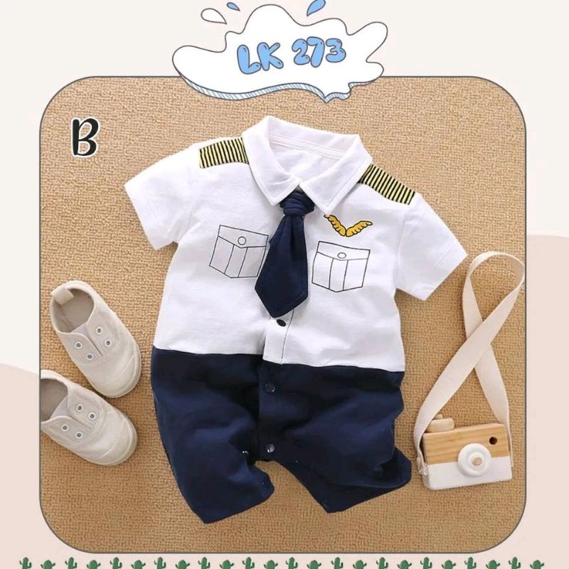 Baju Pesta Bayi Laki-Laki Cowok Baby Boy Tuxedo LK273 Dasi Rompi Vest Dasi Kupu-kupu Newborn 1 2 3 4 5 6 7 8 9 10 11 12 Bulan Baru Lahir Jas Kondangan Semi Formal Resmi Pilot