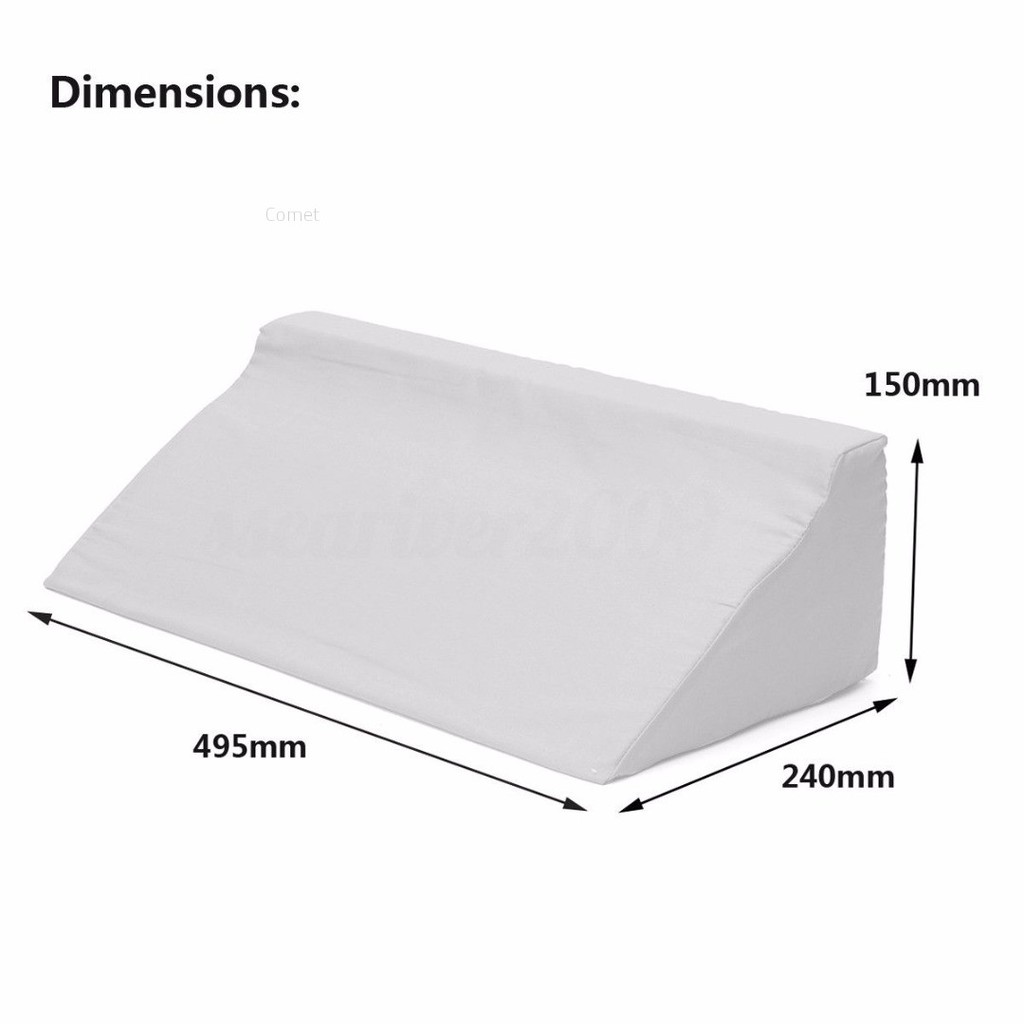 Comet New Bed Wedge Pillow Acid Reflux Foam Leg Elevation Back