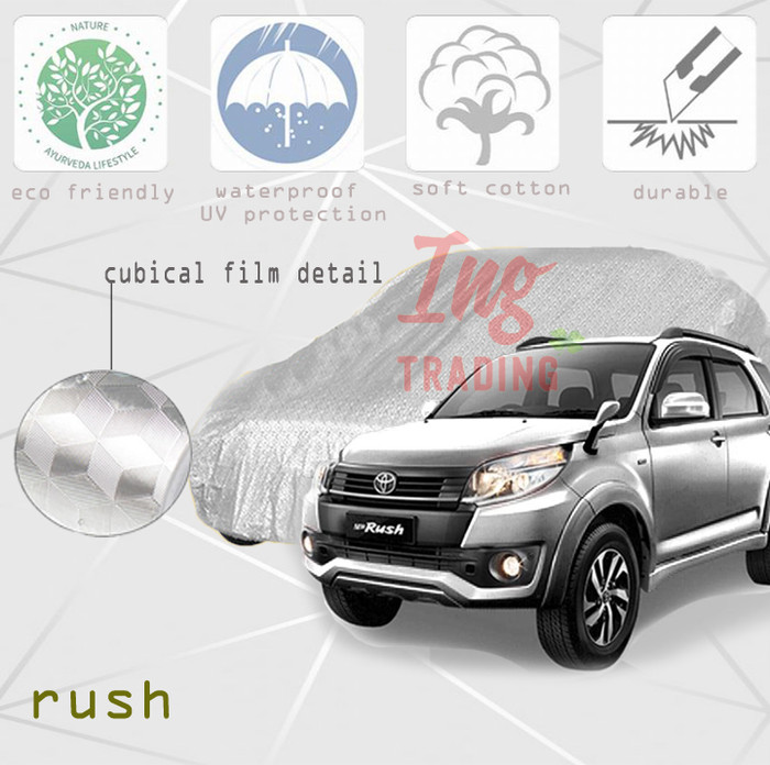 Cover Sarung Mobil RUSH Waterproof 3 Layer Protection