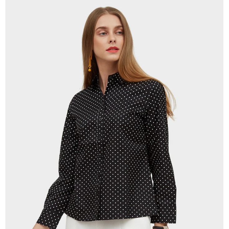 Kemeja Pierre Cardi H-M-flanel-pink-kemeja-wanita-women-Hnm-H-m-pink-basic-shirt-longsleeve-ke C4N1