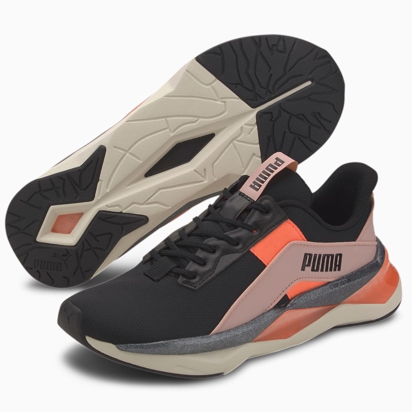 puma training xt geo pearl trainers in black