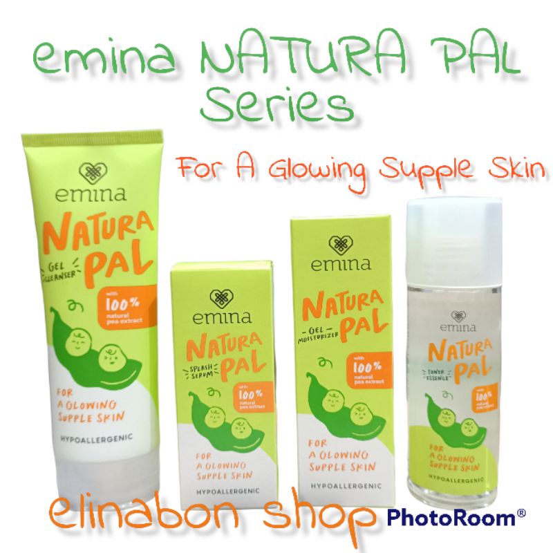 Emina Natura PaL Splash serum, Toner essence, Gel moisturizer, Gel cleanser