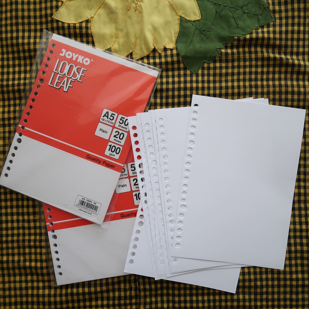 

Joyko Loose Leaf A5 Plain 100gsm