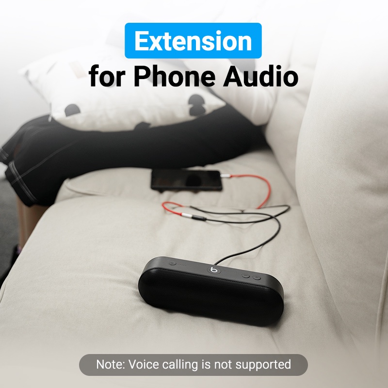 ( Bisa COD ) Vention Kabel Audio Aux Extension 3.5mm 3 Pole TRS Male to Female BBZ