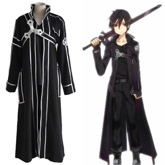Kostum Sword Art Online Sao Kirito Kirigaya Kazuto Complete Costume