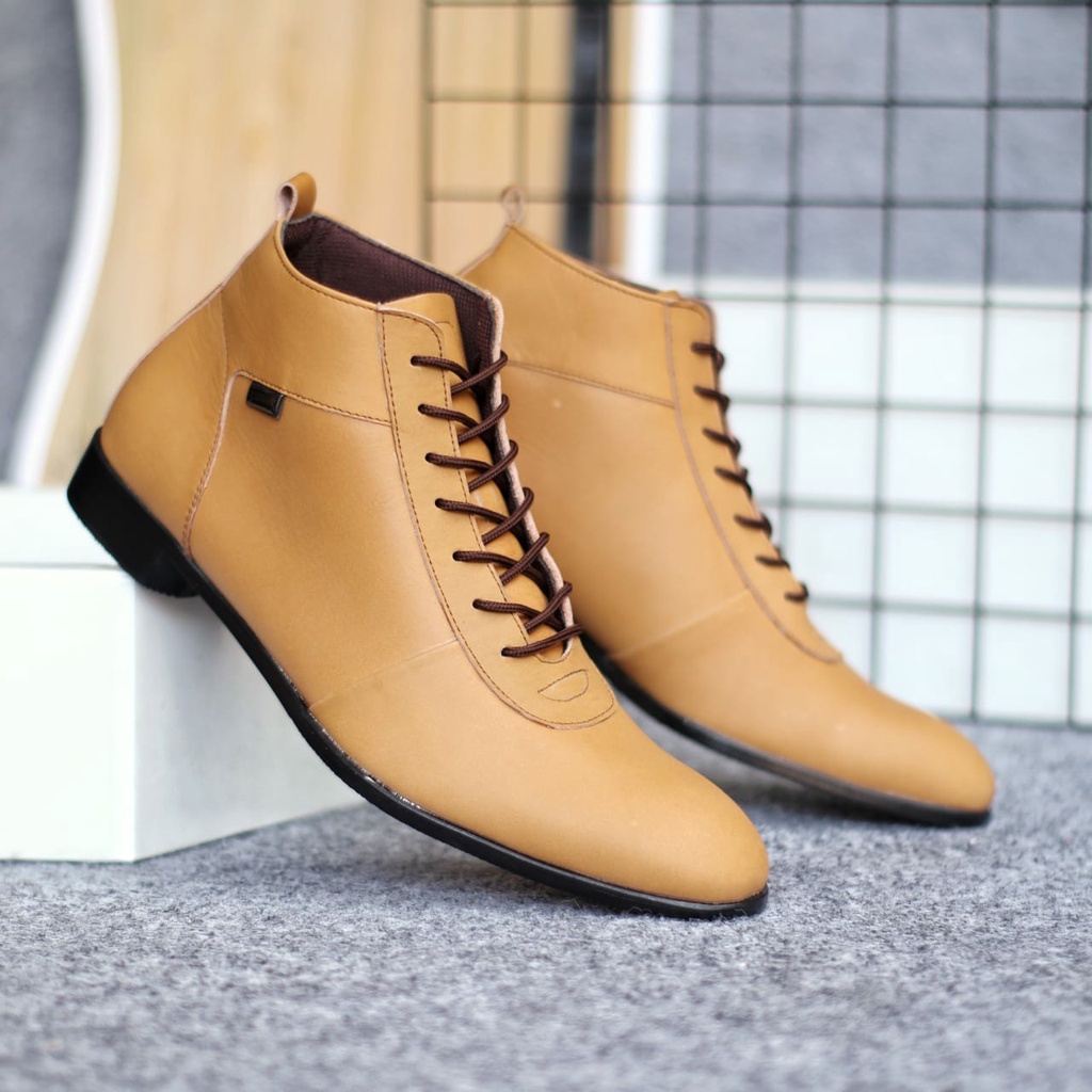 MOLK|Sepatu Formal Pantofel Pria Hitam Kulit Asli Kerja Kantoran Original