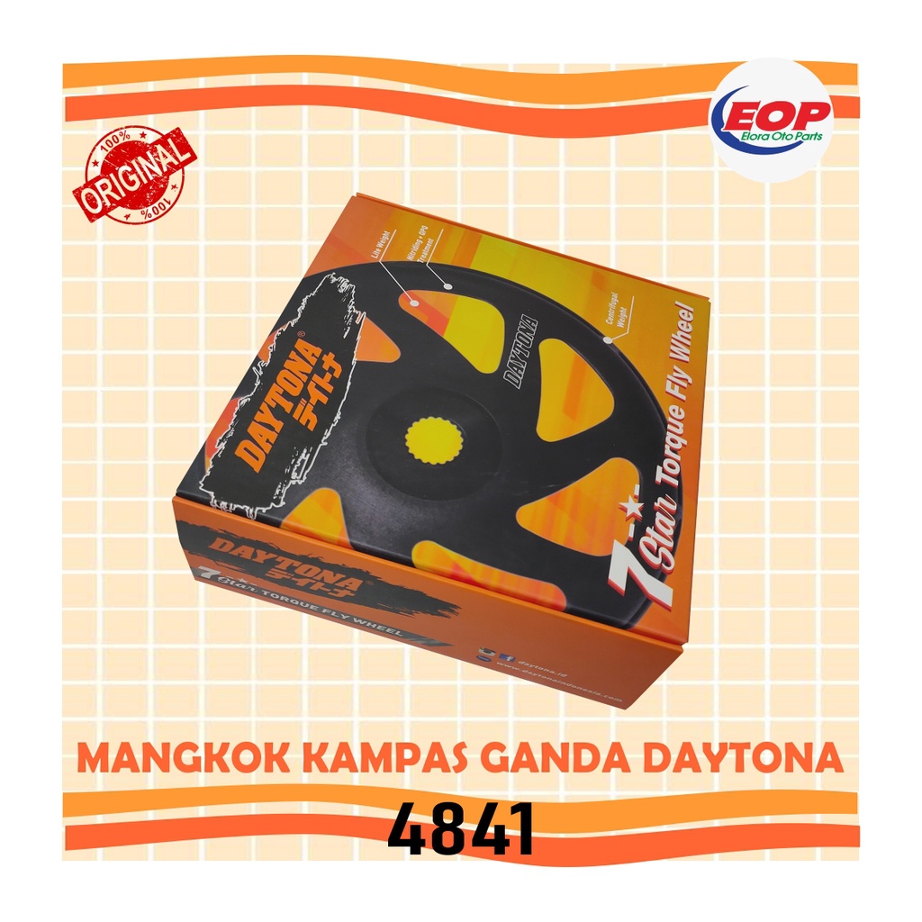 Terbaru!!! Mangkok Kampas Ganda Daytona -PCX 150/160- Vario 110/125/150 - 4841 Solusi Untuk Anti Gredek Motor Anda.