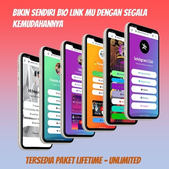 Paket Biolink Keren dan Profesional BioLink  Bio Link Semua Akses Bisnis  Tools Software