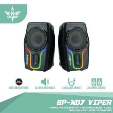 speaker RGB nyk Sp-n07 / speaker nyk/ speaker lampu gaming/ speaker lampu pc