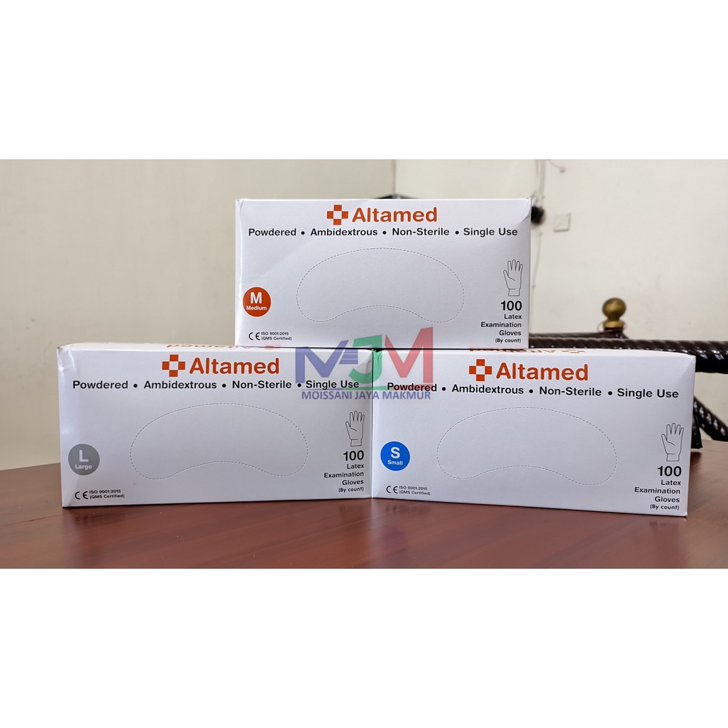 HANDSCOON ALTAMED / SARUNG TANGAN LATEX ALTAMED
