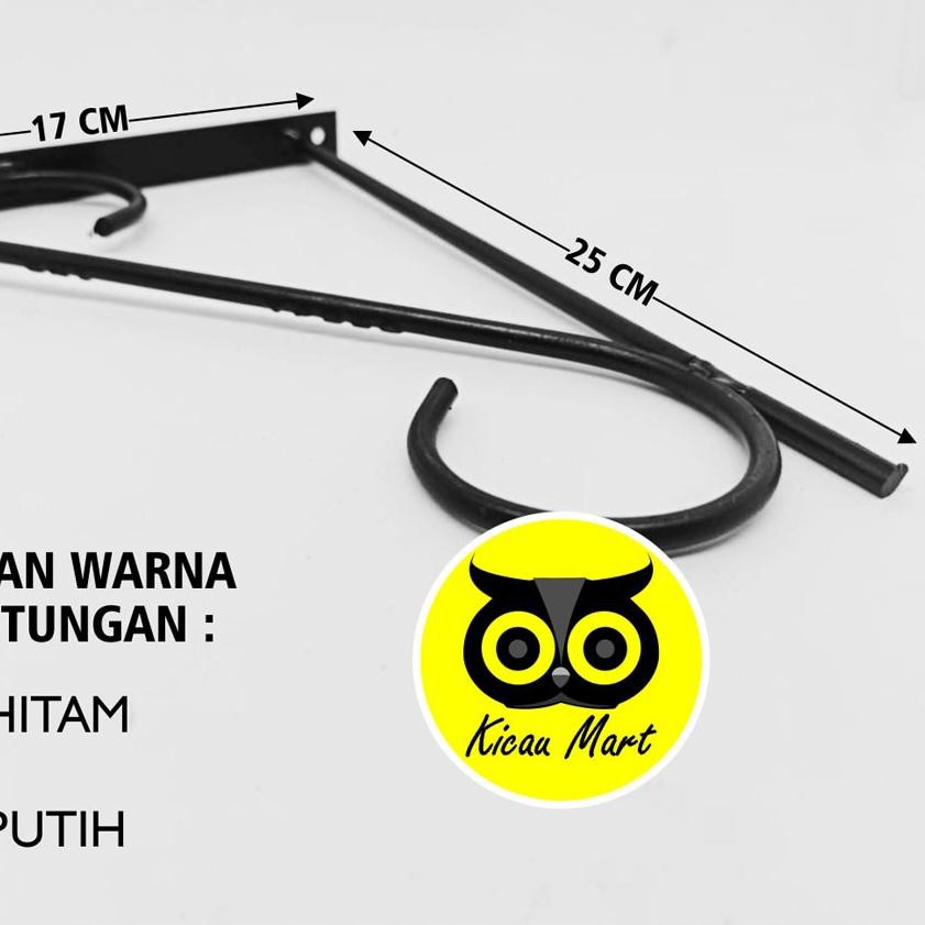 【today】 GUNINCO GANTUNGAN DINDING POT SIKU CANTOLAN SANGKAR BURUNG POT BUNGA GANTUNG DEKORASI KECIL