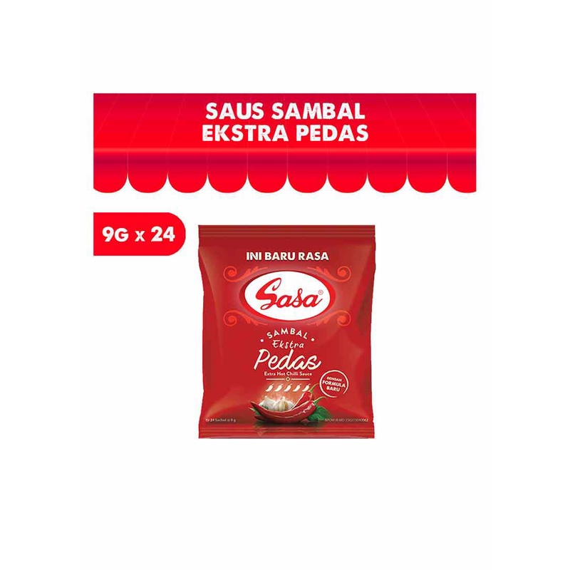 

Sasa Sambal Extra Hot 24X9g - Alhanan/04