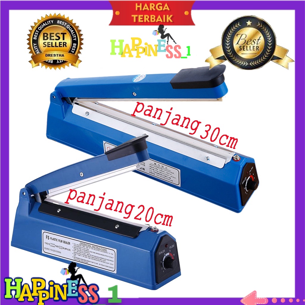 Impulse Sealer / Alat Press Perekat Plastik 20 CM dan 30 CM Q2/PIOLINE 8200 PFS HAPPYNESS 1