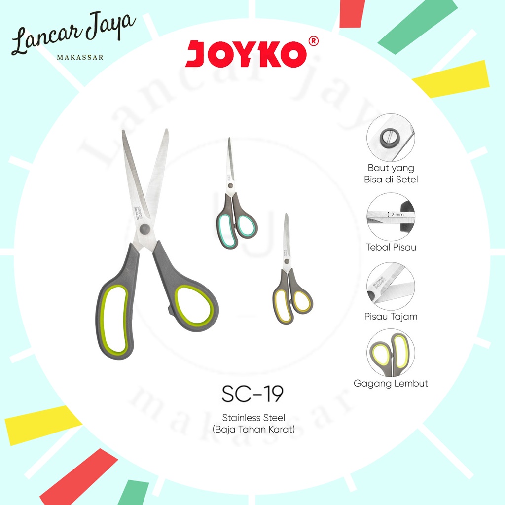 

[ 1 PCS ] Gunting Scissors Joyko SC-19