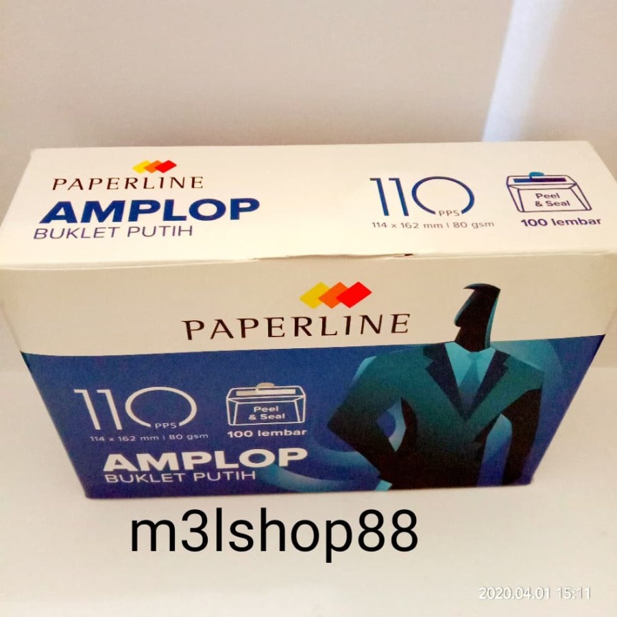 

amplop putih 110 polos paperline