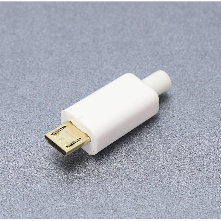 Micro USB B Male Gold Plated DIY 5 Pins Connector