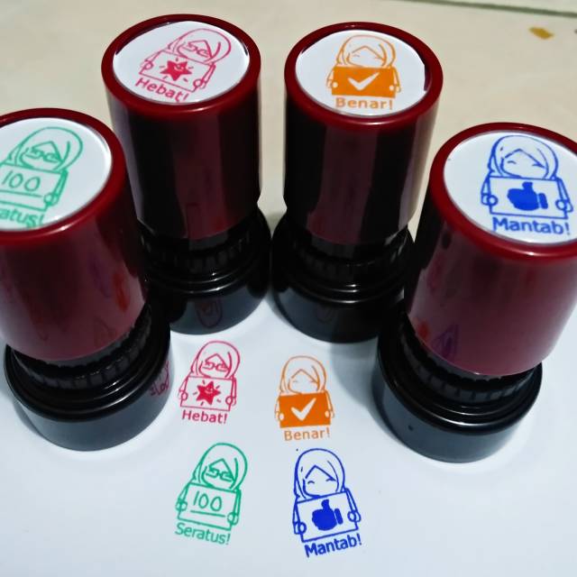 

Stempel Nilai / Reward /NILAI PAUD - TK 1 Set 4 Pcs