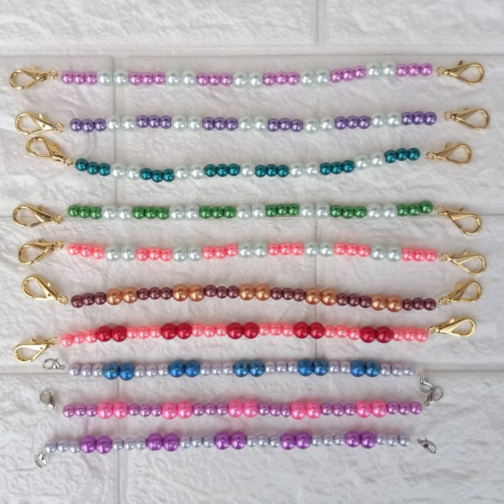 KONEKTOR HIJAB / KONEKTOR HIJAB MANIK MUTIARA / PENGAIT MUTIARA 'D'