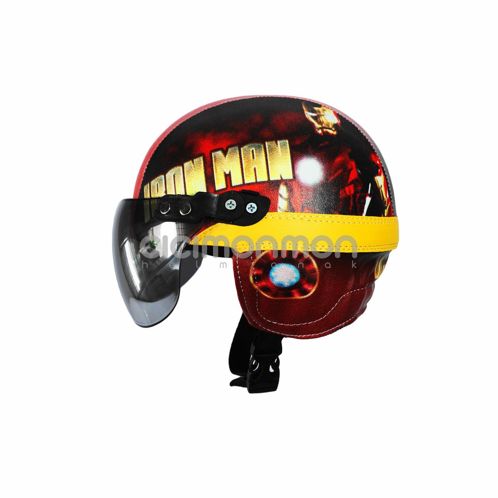 SUPER Helm Anak Balita Retro Iron Man